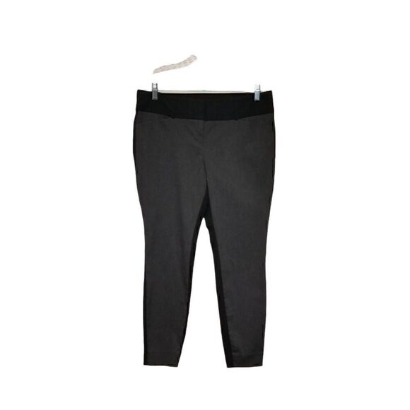 The Limited Exact Stretch Slacks Ankle Tapered Pants Size 8P Black/Gray - Picture 1 of 7
